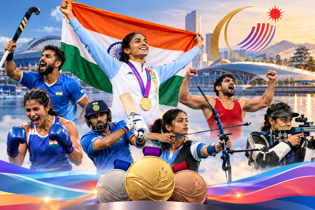 indian athletes triumphant games montage